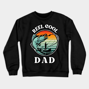 Reel Cool Dad Crewneck Sweatshirt